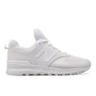 New Balance 574 Sport Kids Grade School Lifestyle Shoes - White (kfl5744g)
