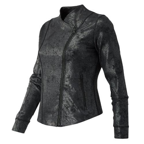 New Balance 71472 Women's Printed Bomber Jacket - Black (wj71472bm)