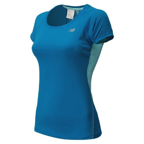 New Balance 5118 Women's Nb Ice Short Sleeve - Wave Blue, Sea Spray (wrt5118wab)
