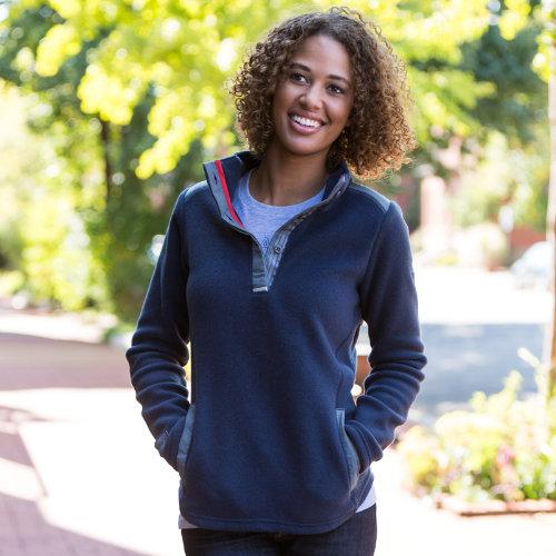 New Balance 3192 Women's 990 Polartec Fleece Half Zip - Navy (wet3192nv)