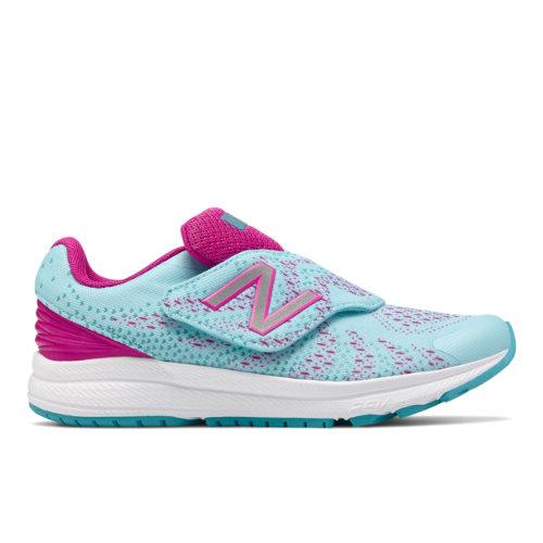 New Balance Hook And Loop Fuelcore Rush V3 Kids' Pre-school Running Shoes - Blue/pink (kvrusv1p)