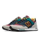 New Balance 577 Made In Uk Napes Men's Running Classics Shoes - Light Grey, Black, Yellow (m577ngb)