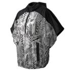 New Balance 61122 Women's Lightweight Poncho - Black/white (wt61122bkw)