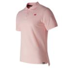 New Balance 71502 Men's Cotton Pique Polo - Pink (mt71502srg)