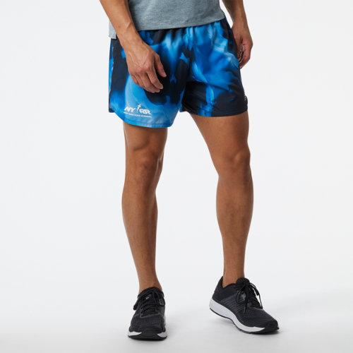 New Balance Men's Run For Life Printed Impact Run 5 Inch Short