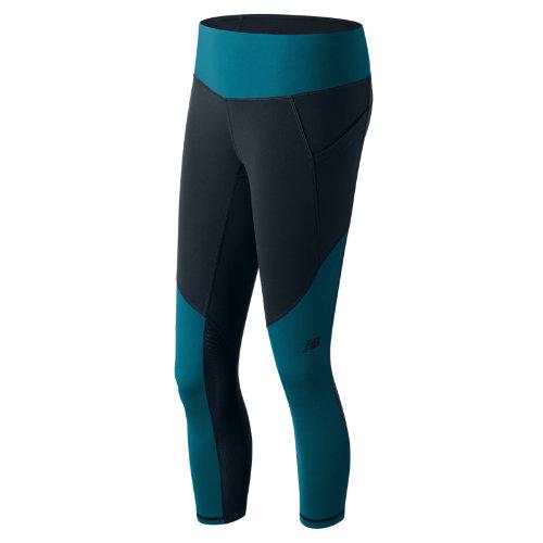 New Balance 61100 Women's Premium Performance Fashion Crop - Blue/navy (wp61100csy)