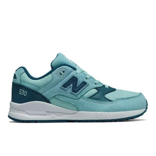 New Balance 530 Canvas Wax Kids Lifestyle Shoes - Blue (kl530stg)