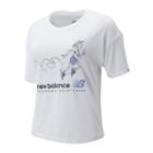 New Balance 93589 Women's Nb Athletics Archive Throwback Tee - White (wt93589wt)