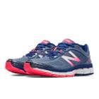 New Balance 860v5 Women's Stability And Motion Control Shoes - Blue Fin, Bubble Gum Pink (w860gp5)