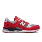 New Balance 530 Leather Textile Men's Running Classics Shoes - Red/grey/white (m530cva)