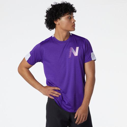 New Balance Men's Printed Fast Flight Short Sleeve