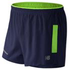 New Balance 61231 Men's Impact 3 Inch Split Short - Navy (ms61231pgm)