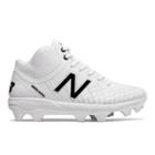 New Balance 4040v5 Mid-cut Tpu Men's Cleats And Turf Shoes - White (pm4040w5)