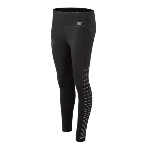 New Balance 93224 Women's Nyc Marathon Printed Impact Run Heat Tight - Black (wp93224mbk)