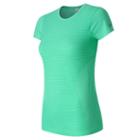 New Balance 61131 Women's M4m Seamless Short Sleeve Tee - Blue (wt61131aqh)