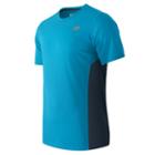 New Balance 53061 Men's Accelerate Short Sleeve - Blue/navy (mt53061bda)