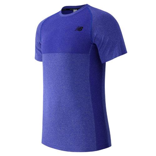 New Balance 61019 Men's M4m Seamless Short Sleeve - Blue (mt61019pfh)