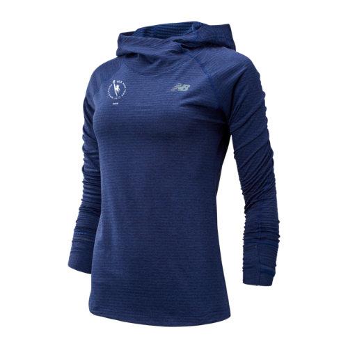 New Balance 93246 Women's Nyc Marathon Nb Heat Grid Hoodie - Blue (wt93246mtbh)