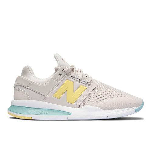 New Balance 247 Women's Sport Style Shoes - Grey/green (ws247fe)