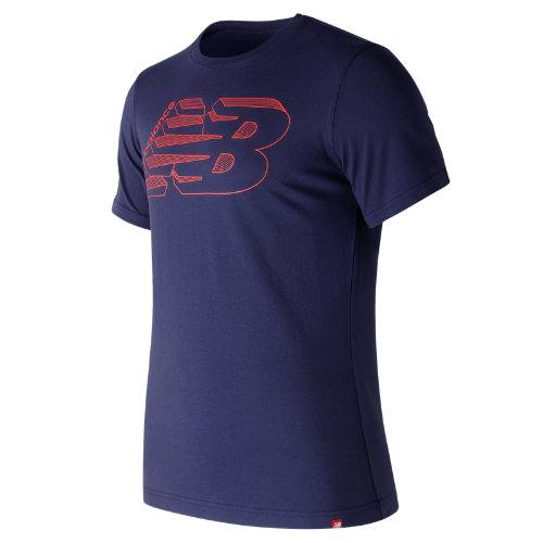 New Balance 73582 Men's Og Tee - Navy (mt73582dcl)