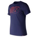 New Balance 73582 Men's Og Tee - Navy (mt73582dcl)