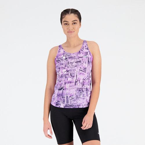 New Balance Women's Nyc Marathon Printed Impact Run Tank