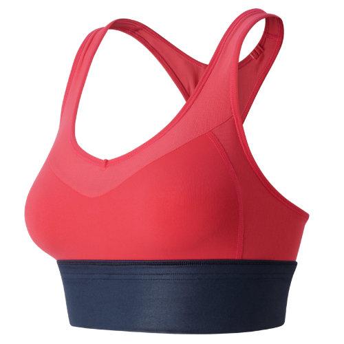 New Balance 63111 Women's Newbury Crop Top - Red/black (wt63111bmp)