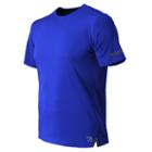 New Balance 71245 Men's J. Crew Nb Ice 2.0 Short Sleeve Tee - Blue (mt71245uvb)