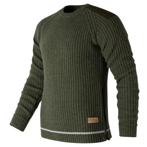New Balance 73523 Men's Re-engineered Sweater - Green (mt73523mfg)