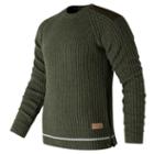 New Balance 73523 Men's Re-engineered Sweater - Green (mt73523mfg)