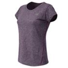 New Balance 53150 Women's Heathered Short Sleeve Tee - (wt53150)
