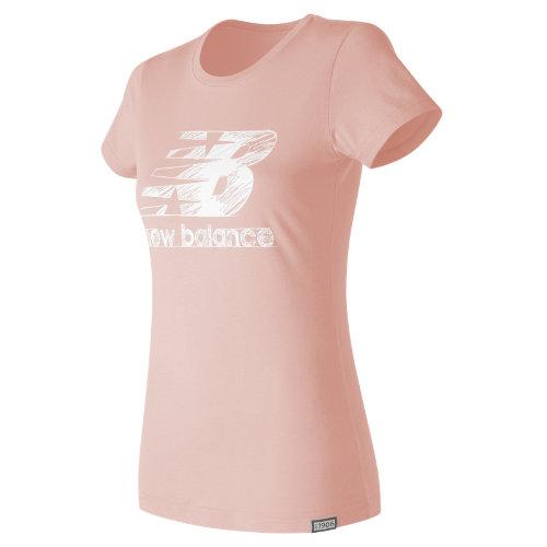 New Balance 63524 Women's Sketch Tee - Pink (wt63524sgt)