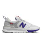 New Balance 997h Women's Classics Shoes - White/blue (cw997hfa)
