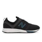 New Balance 247 Sport Kids Grade School Lifestyle Shoes - Black/blue (kl247blg)