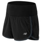 New Balance 53226 Women's Impact 3 Inch Short - Black, Outer Space (ws53226bk)