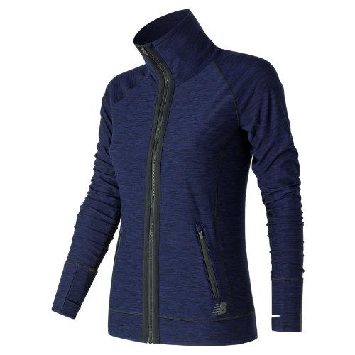 New Balance 71116 Women's In Transit Jacket - Navy (wj71116pgm)