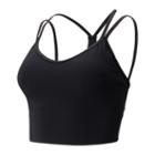 New Balance 93124 Women's Determination Stretch Crop Top - Black (wt93124bk)