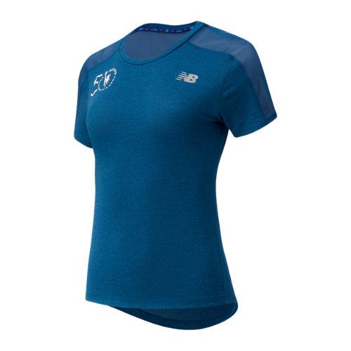 New Balance Womens Nyc Marathon Impact Run Short Sleeve