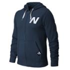 New Balance 4365 Men's Essentials Zip Up Hoodie - Navy (mej4365nv)
