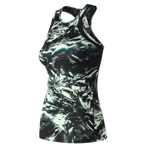 New Balance 73141 Women's Anticipate Printed Tank - Black (wt73141btw)