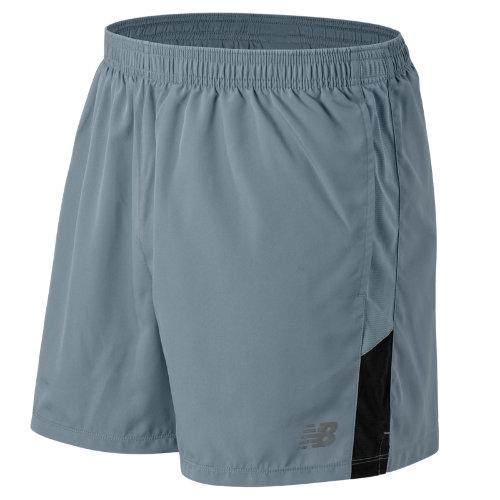 New Balance 53071 Men's Accelerate 5 Inch Short - Cyclone, Black (ms53071cyb)