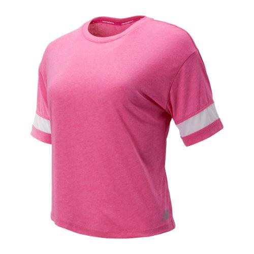 New Balance 93152 Women's Relentless Boxy Tee - Pink (wt93152cnh)