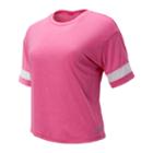 New Balance 93152 Women's Relentless Boxy Tee - Pink (wt93152cnh)