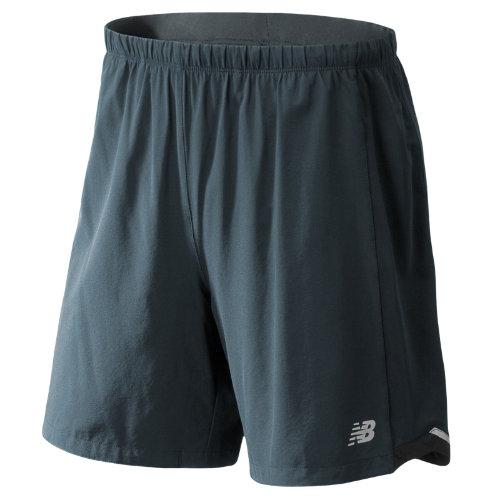 New Balance 4116 Men's Impact 7 Inch 2 In 1 Run Short - Petrol, Black (mrs4116pe)