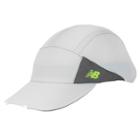 New Balance Men's & Women's Tri-viz Cap - White, Black, Yellow (nb-3031wht)