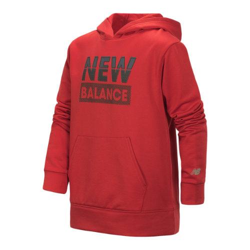 New Balance 11138 Kids' Graphic Hoodie - Red (bt11138tpr)