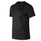New Balance 73515 Men's Essentials Logo Tee - Black (mt73515bk)