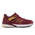 New Balance Made In Us 990v5 Women's Shoes - Red/gold (w990bg5)