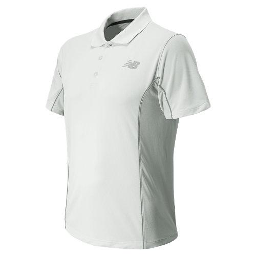 New Balance 5155 Men's Baseline Travel Polo - White (mtt5155wt)