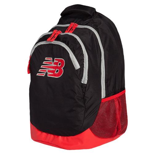 New Balance Men's & Women's 2.0 Performance Backpack - Black, Red (nb-1234bkrd)